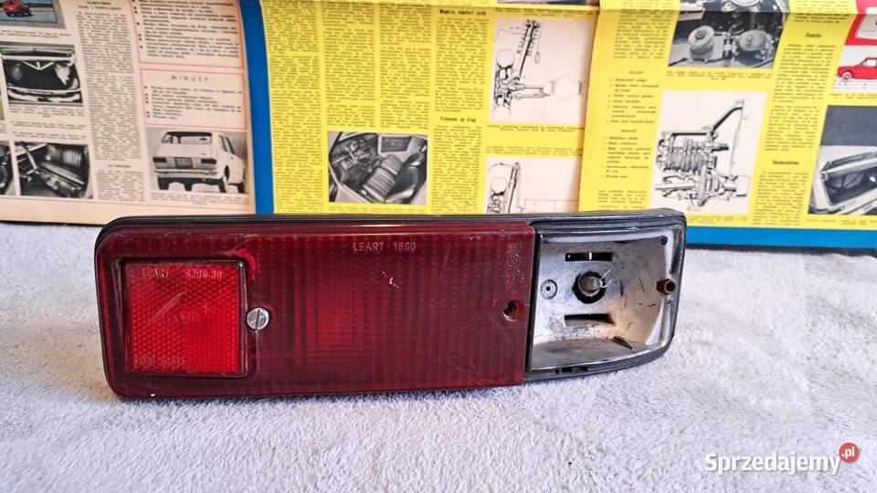 Polski Fiat 127p Fiat 127 lampy tylne Gliwice