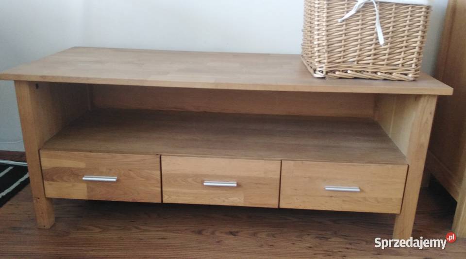 Szafka RTV JYSK silkeborg olejowane drewno dąb 3 kujawsko-pomorskie sprzedam