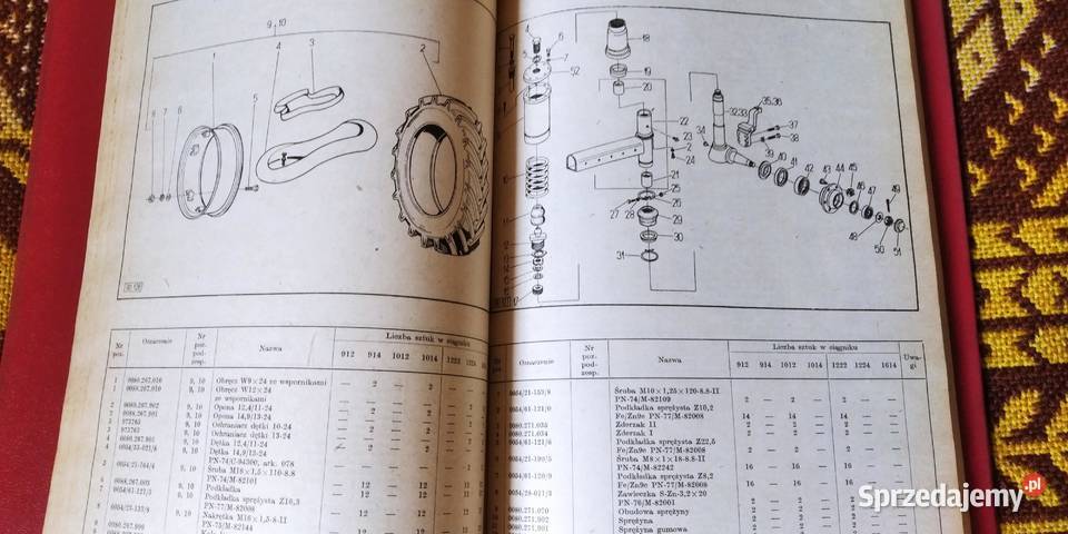 Katalog Ursus 912 914 1012 1014 1222 1224 1614 Lublin