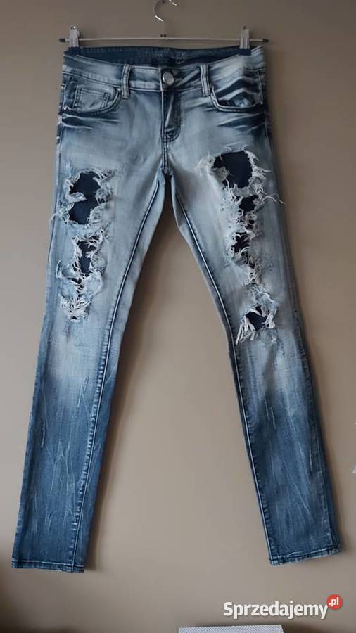 Spodnie dżinsowe jeansy damskie Skinny r28M Lublin