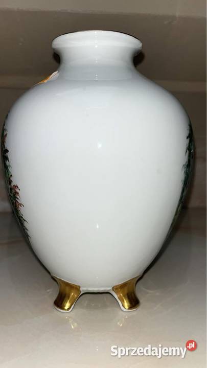 Wazon ze scenkami dworskimi w dwóch medalionach Gdańsk