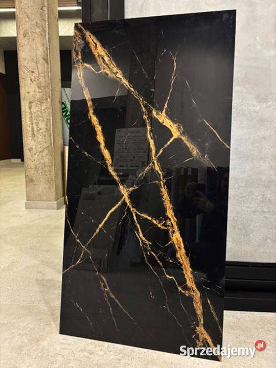 Gres płytka 60x120 czarny poler black Marquine małopolskie Zakopane