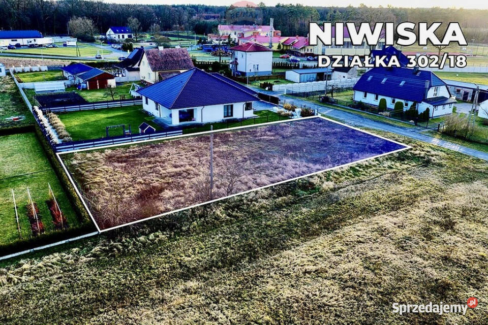 Działka budowlana pow 1000 m Niwiska sprzedam