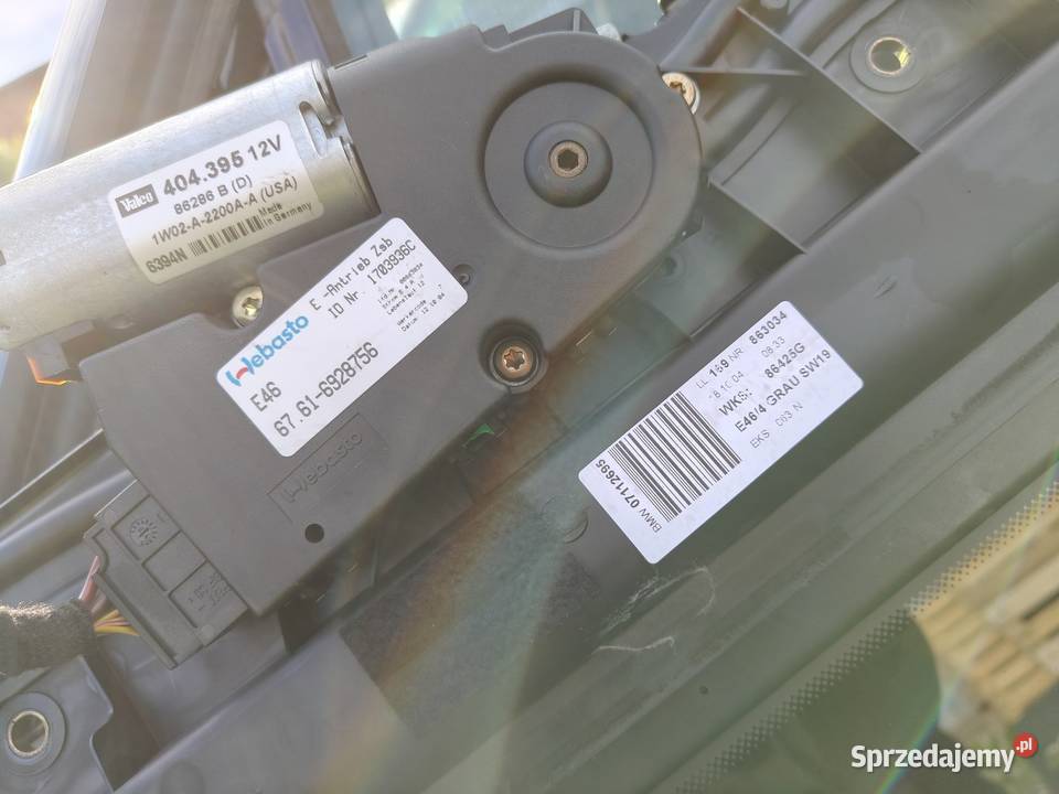 Bmw e46 sedan szyberdach szklany oryginał 100 Aleksandrów Łódzki