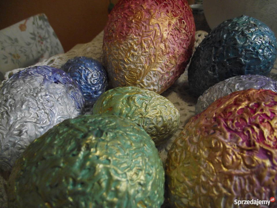 KOLOROWE PISANKI AUTORSKIE wielokolorowy Piła