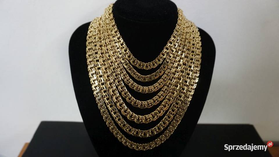 ZŁOTY ŁAŃCUSZEK GARIBALDI PIĘKNY ŁAŃCUCH Warszawa