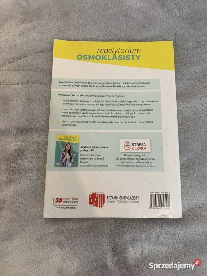 Repetytorium ósmoklasisty zeszyt ćwiczeń Jasło