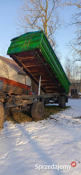 Przyczepa rolnicza 12t WywrotkaSzczelna nieuszkodzony Szczekociny