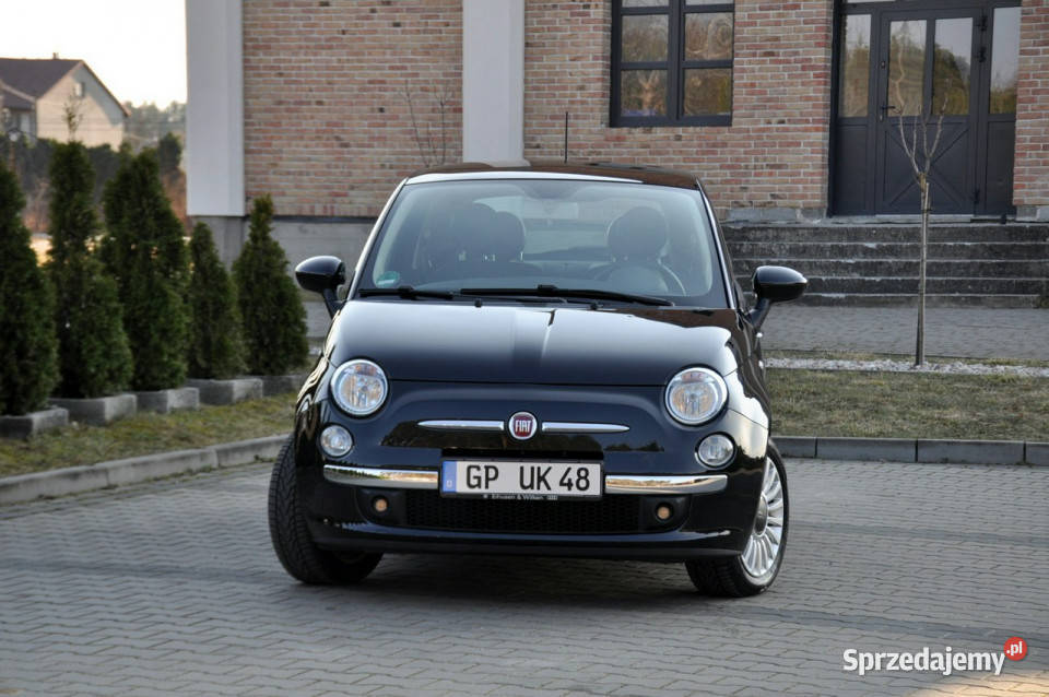 Fiat 500 12i69PanoramaKlimatronikWelurChromI gniazdo USB Fiat Ostrów Mazowiecka