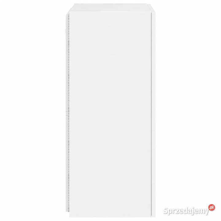 Ścienna szafka TV z LED biała 405x35x80 WM837260 RTV Warszawa sprzedam
