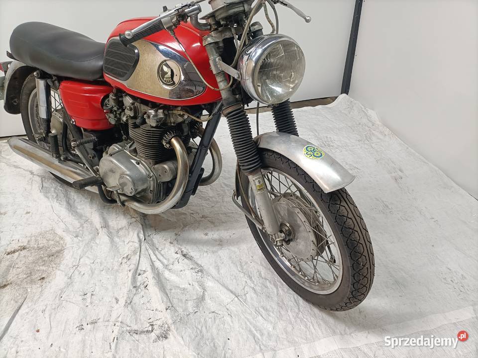 Honda CB 450 Black Bomber zarejestrowany Rok produkcji 1966 Honda Padniewko