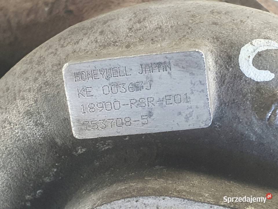 TURBOSPRĘŻARKA Honda Civic VIII 22 iCTDI turbo sprzedam