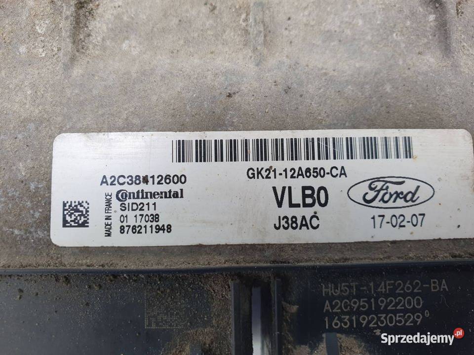 KOMPUTER FORD TRANSIT MK8 GK2112A650CA Motoryzacja kujawsko-pomorskie Lipno