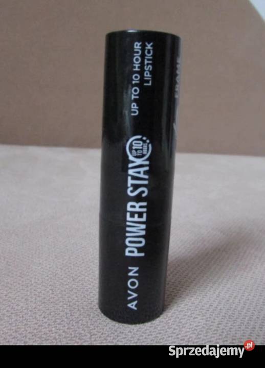 avon szminka power stay on spice rozświetlacz