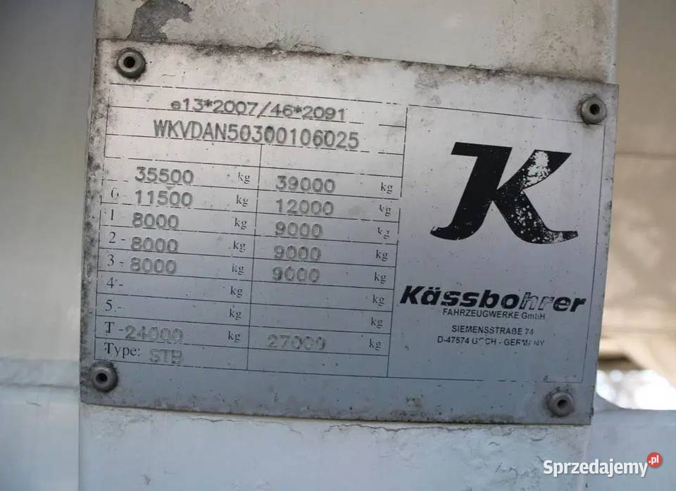 Naczepa do cementu sil9s cysterna Biała Podlaska