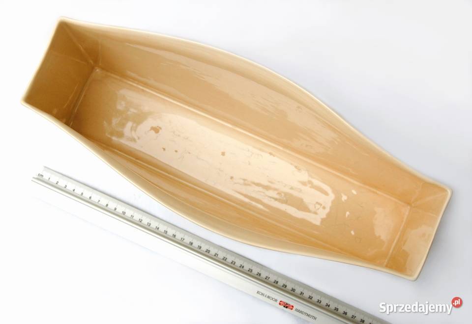 Doniczka ceramiczna prostokątna osłonka na beżowy Lublin sprzedam