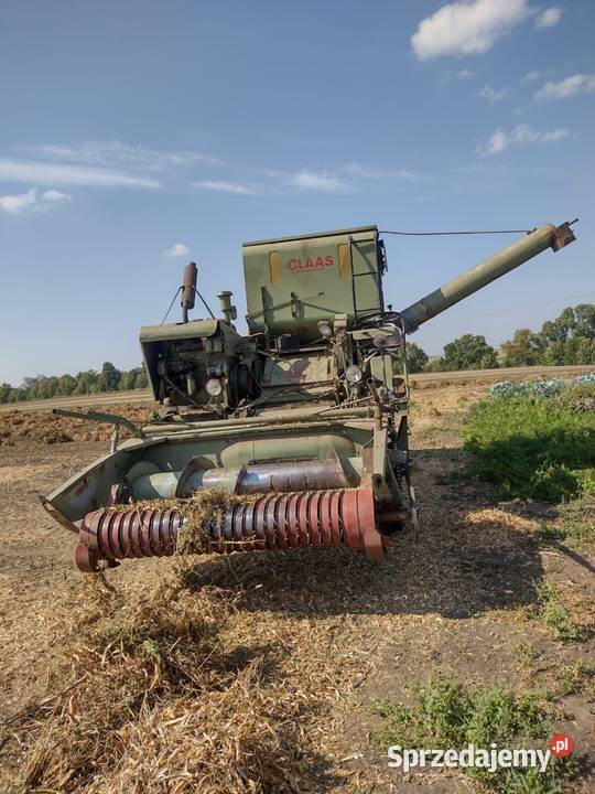 Kombajn Claas europa do fasoli do zboża z Zbożowe