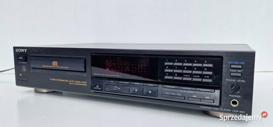 Sony odtwarzacz kompaktowy CD player CDP 590