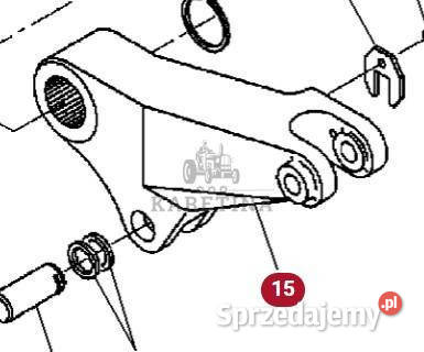 Massey Ferguson 8470 8480 Ramię Podnoszące Tylne wielkopolskie Jastrzębniki