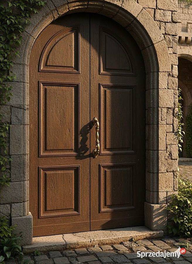 Mosiężny pochwyt w stylu barokowym idealny do Marki