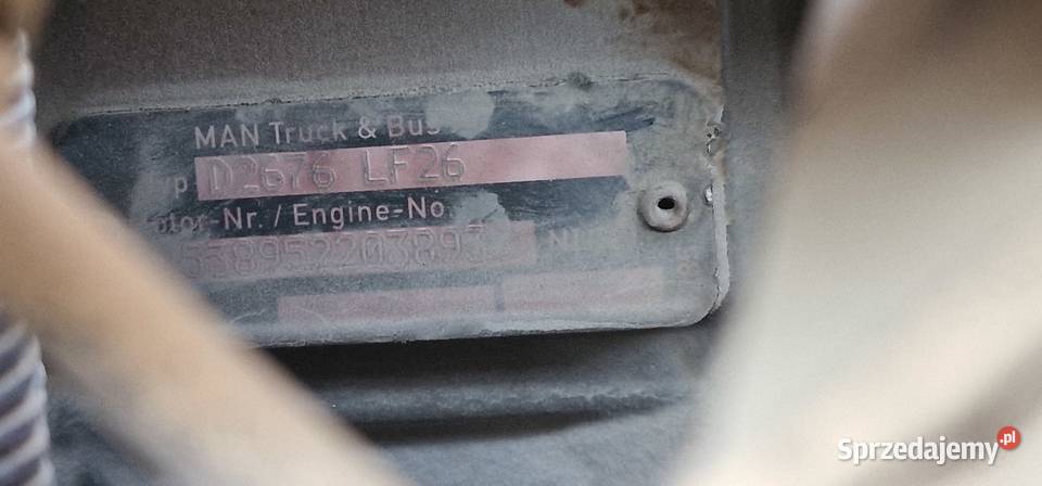 MAN TGX TGS SILNIK E6 EURO 6 440 480 D2676 LF26 ciężarowe Bieleń sprzedam