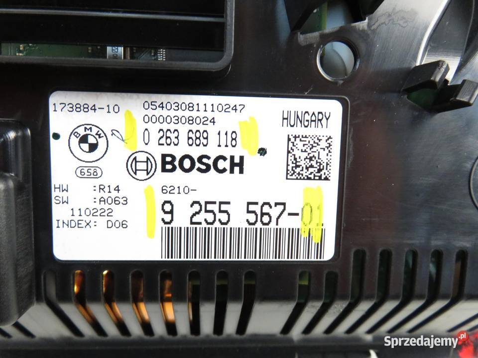 LICZNIK BMW 5 F10 530 d 9255567 0263689118