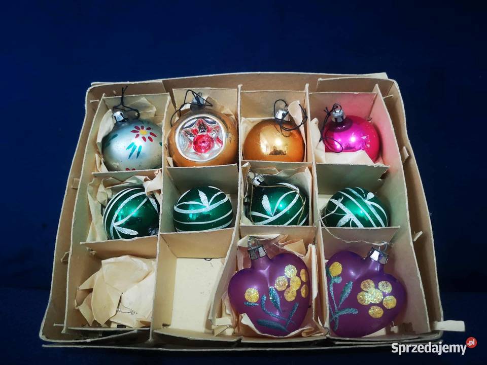 Stare Bombki Choinkowe PRLu Pozostałe