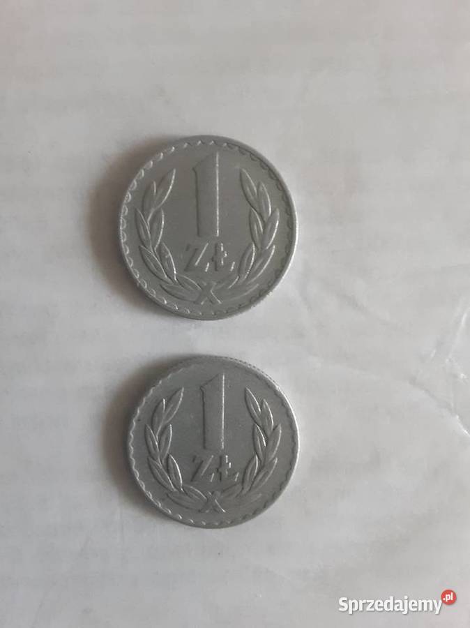 Monety 1 zł ,1975 r. Bez znaku mennicy