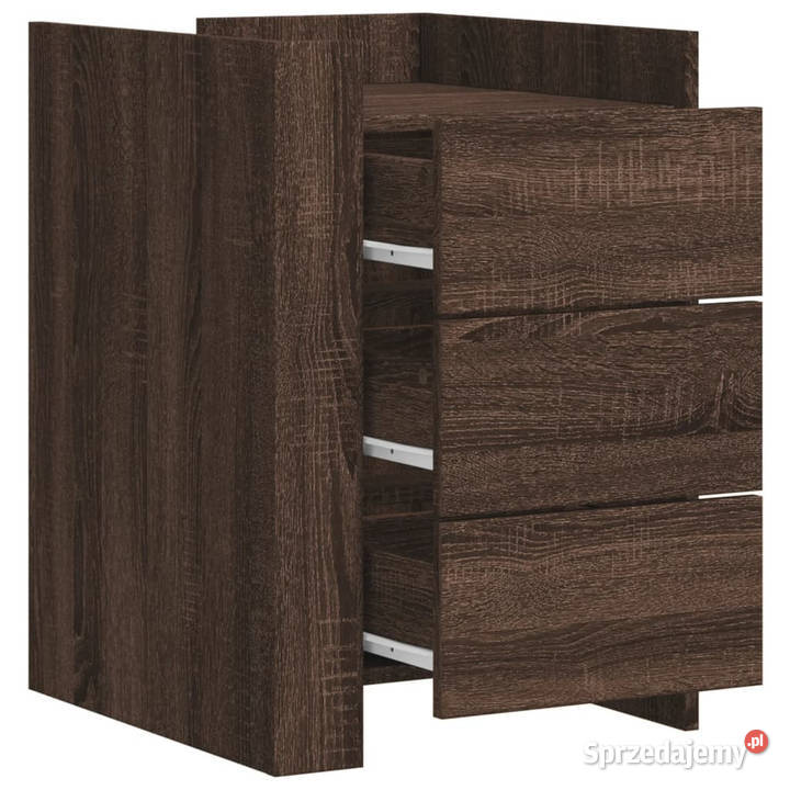 Szafka nocna brązowy dąb 45x50x65 materiał Szafki Warszawa