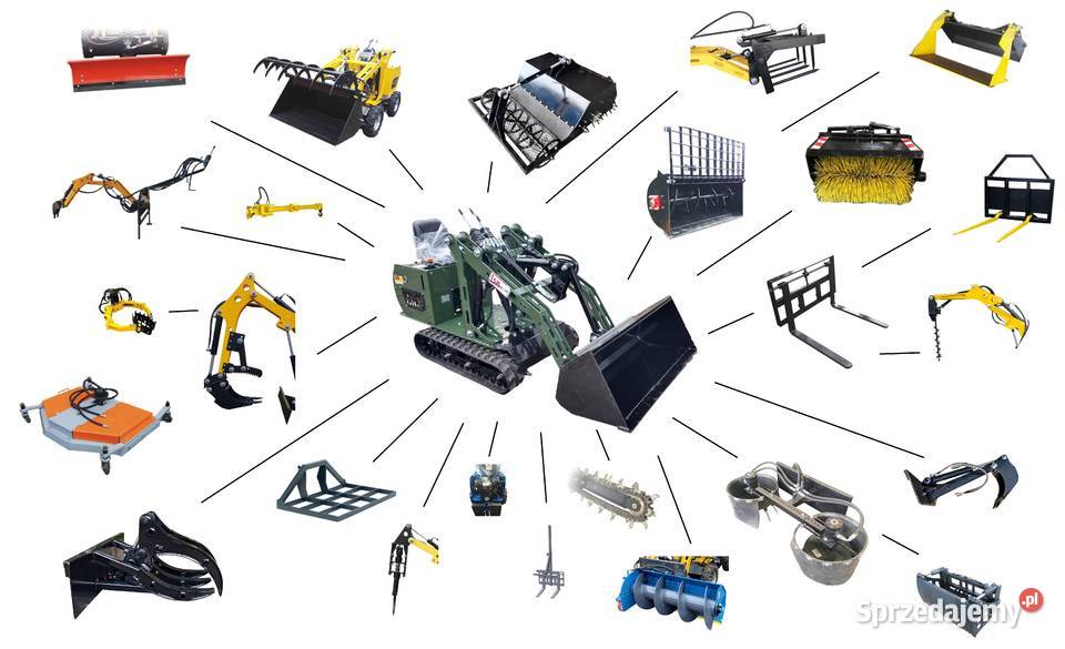 Nowa 2026 MINI ŁADOWARKA GĄSIENICOWA MSTL113 JSB Toruń