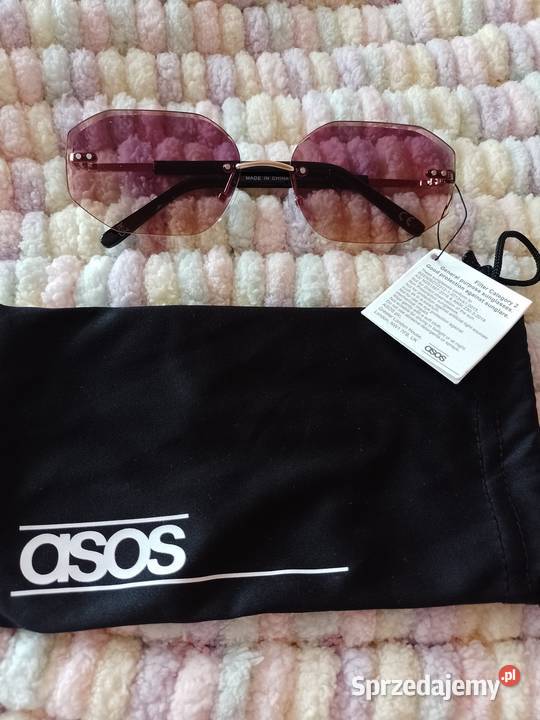 ASOS Ekskluzywne Okulary przeciwsłoneczne w etui Filtr UV-400 kat. 2 Okulary Kraków