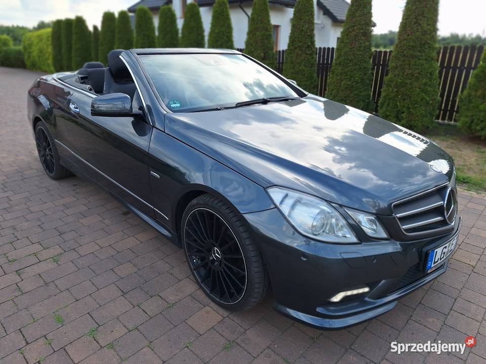 Mercedes E350 Cabrio AMG Bezwypadkowy Super stan Kabriolet Drzewica