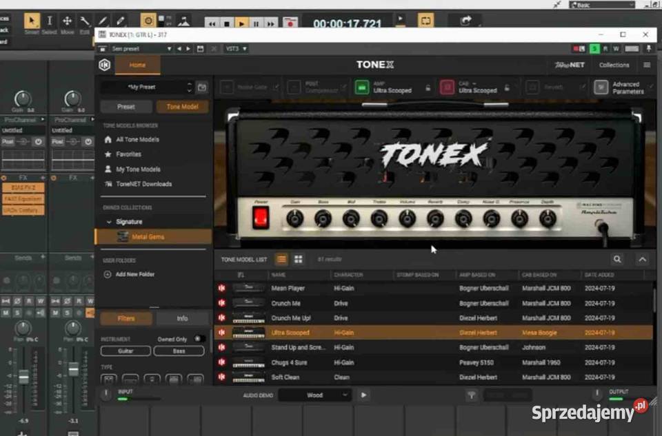 Ik multimedia tonex metal collection vst Olsztyn sprzedam