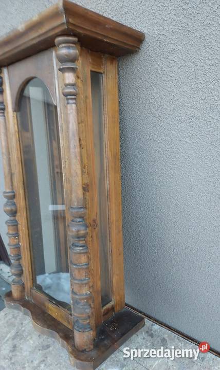 S122 Skrzynia obudowa starego zegara szafka pomorskie Tczew