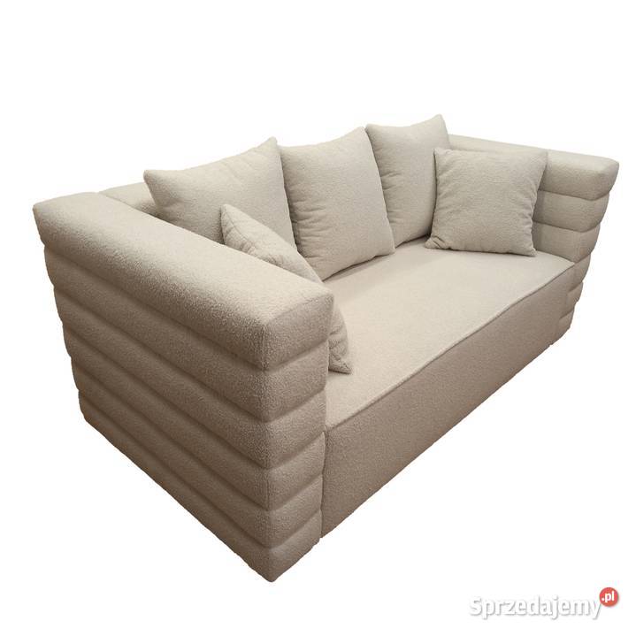 Sofa boucle kanapa dwuosobowa do salonu Wrocław 76cm sprzedam