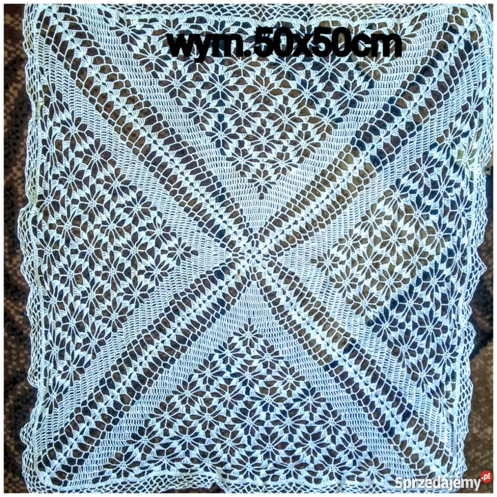 Stare ręcznie robione serwetki śląskie Chorzów