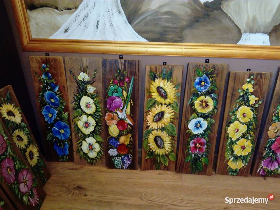 Malowanie na starych deskach Osmolice Pierwsze sprzedam