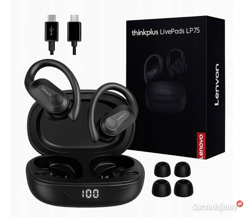 SŁUCHAWKI LENOVO LP75 THINKPLUS BEZPRZEWODOWE mazowieckie Warszawa sprzedam