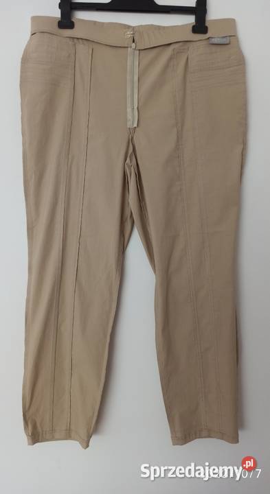 Beżowe spodnie z elastyną rozmiar 4648 lubelskie Radzyń Podlaski