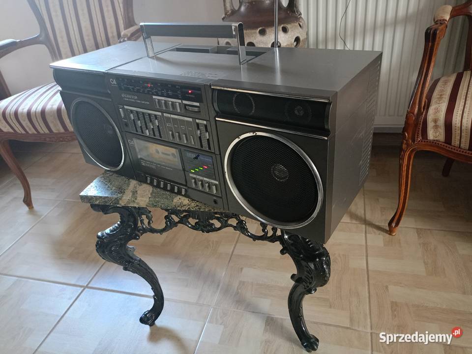 Zabytkowy Radiomagnetofon SANYO C4 Japan Vintage Drawski Młyn