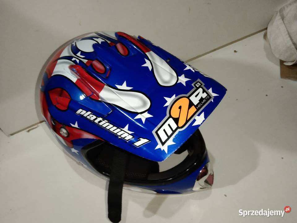 Kask motocyklowy CROSS Platinium rozmiar M dolnośląskie Świdnica