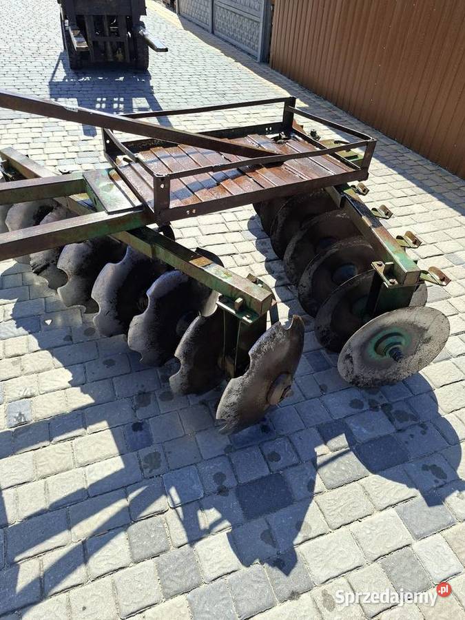 Brona talerzowa 18m m 8x8 sprawna tanio Parczew