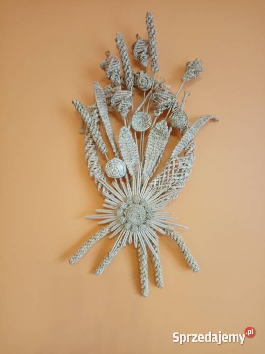 Dekoracja kompozycja z papierowej wikliny Legnica