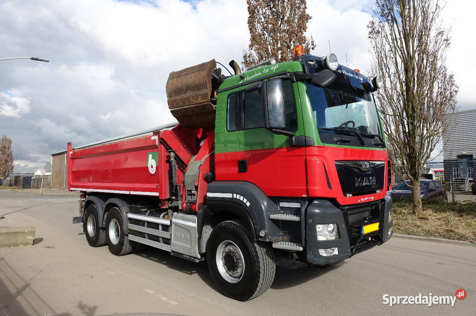 Man wywrotka 6x6 z dzwigiem mazowieckie Warszawa sprzedam