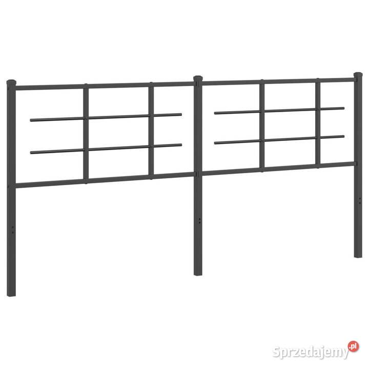 Metalowe wezgłowie czarne 180 WM355597