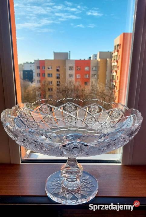 Piękna wielka patera Bohemia Wrocław sprzedam