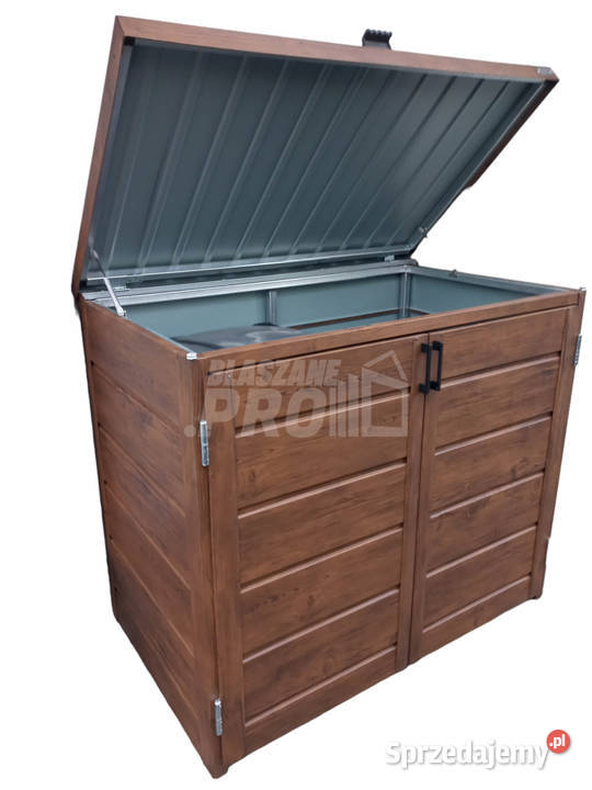 Zabudowa koszy na śmieci wiata śmietnikowa Łańcut