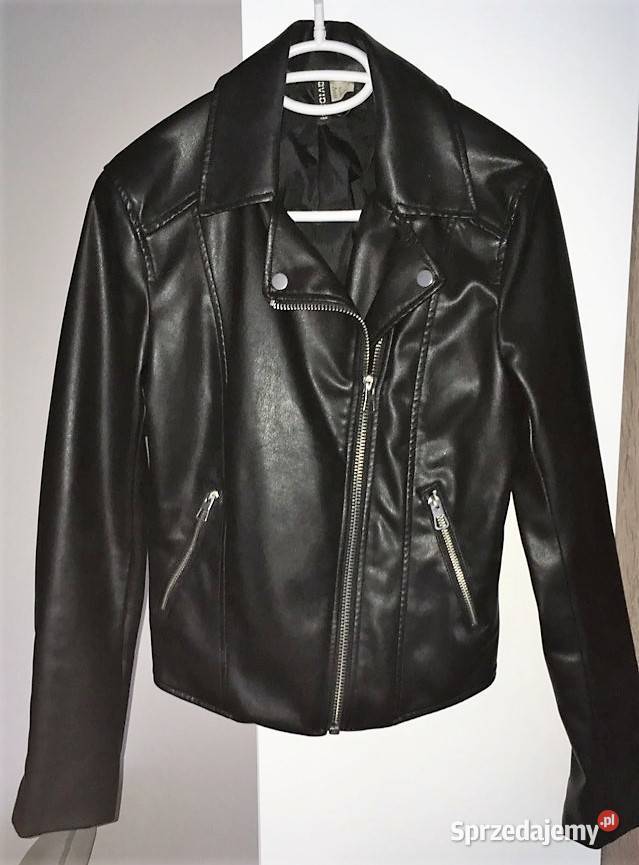 Kurtka skórzana DEVIDED czarny Łódź