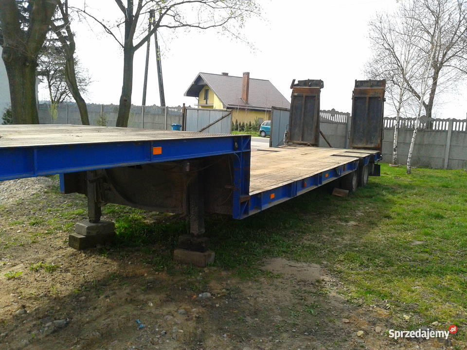 Naczepa niskopodwoziowa Przyczepy i naczepy wielkopolskie