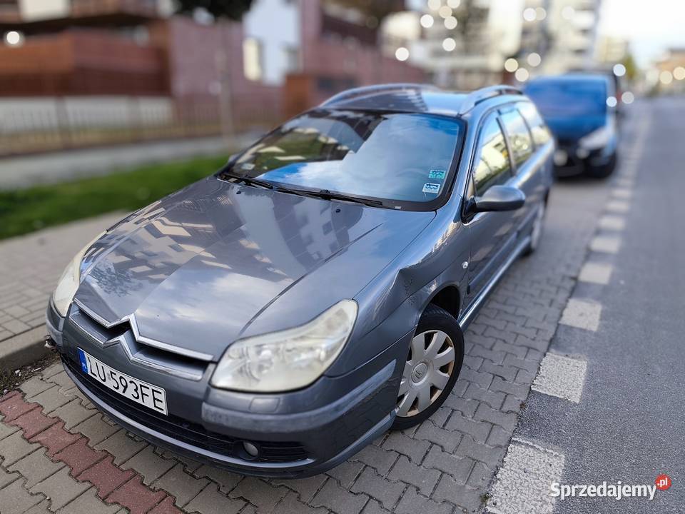Citroen C5 II 20 benzyna lpg 247 przebiegu lakier metallic lubelskie Lublin